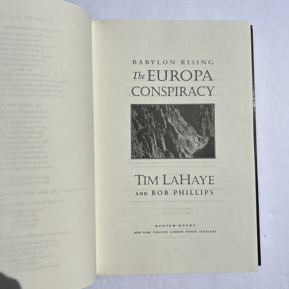 The Europa Conspiracy Babylon Rising Book 3 Hardcover Tim LaHaye Bob Phillips - Picture 3 of 7
